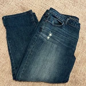 Simply Vera Wang Skinny boyfriend jeans